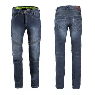 Pánske moto jeansy W-TEC Oliver - čierna