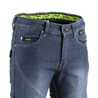 Pánske moto jeansy W-TEC Oliver - čierna