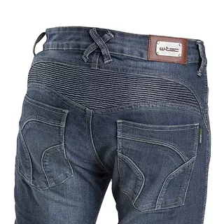 Pánske moto jeansy W-TEC Oliver - čierna