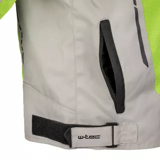 Pánska letná moto bunda W-TEC Saigair - Fluo Yellow-Black
