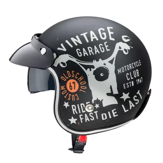 Moto prilba W-TEC Café Racer - 2.akosť - Vintage Stock