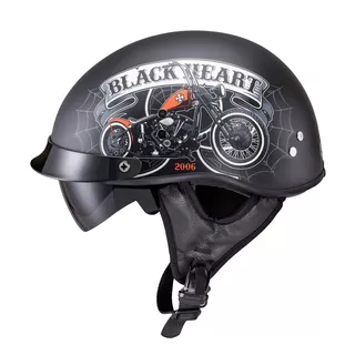 Moto prilba W-TEC Black Heart Rednut - Motorcycle/Matt Black