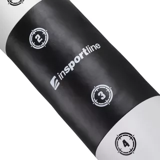 Boxovacie vrece inSPORTline Robkin 35x120cm / 33kg - čierno-biela