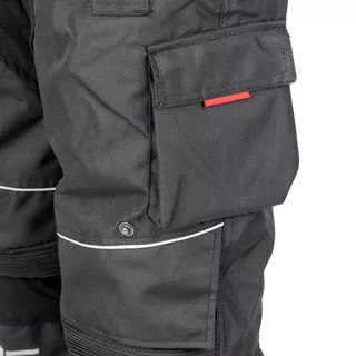 Pánske moto nohavice W-TEC Thollte - Black