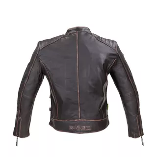Kožená moto bunda W-TEC Embracer - Vintage Dark Brown