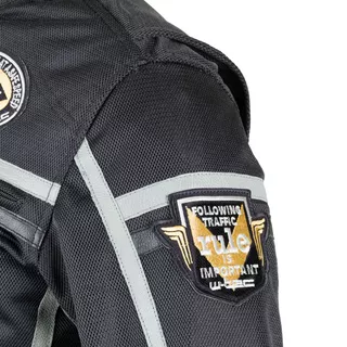 Moto bunda W-TEC Bellvitage Black - čierna