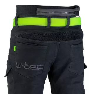 Pánske moto jeansy W-TEC Aredator - 2. akosť - čierna
