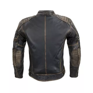Kožená moto bunda W-TEC Mungelli - vintage hnedá