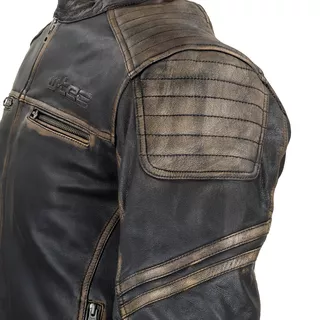Kožená moto bunda W-TEC Mungelli - vintage hnedá