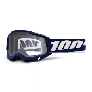Motokrosové okuliare 100% Accuri 2 - Mifflin tmavo modrá, čire plexi - Mifflin tmavo modrá, čire plexi