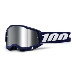Motokrosové okuliare 100% Accuri 2 Mirror - Mifflin tmavo modrá, zrkadlové plexi