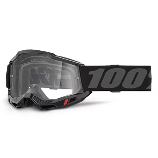 Motokrosové okuliare 100% Accuri 2 OTG - čierna, číre plexi