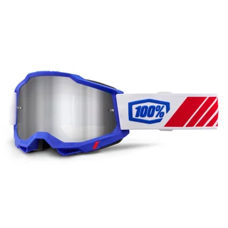 Motokrosové okuliare 100% Accuri 2 Mirror - Kolby modrá, zrkadlové plexi