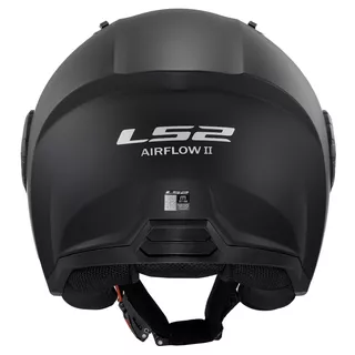 Moto prilba LS2 OF616 Airflow II Solid Matt Black