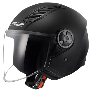 Moto prilba LS2 OF616 Airflow II Solid Matt Black