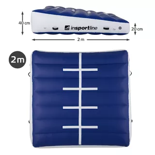 Nafukovací klin inSPORTline Air-incline 200x200x40 cm