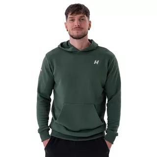 Pánska mikina Nebbia 331 - Black - Dark Green