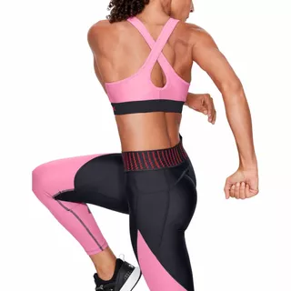 Dámska športová podprsenka Under Armour Mid Crossback - Lipstick