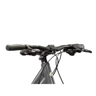Dámsky crossový bicykel Kross EVADO 3.0 28" - model 2025 - šedá / zelená / lesk