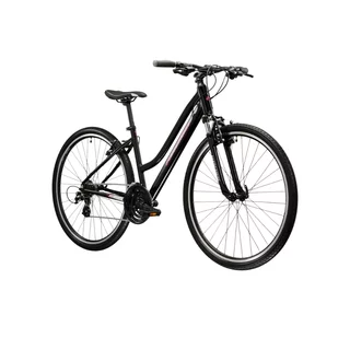 Dámsky crossový bicykel Kross Evado 2.0 28" Gen 007 - čierna / ružová / lesk