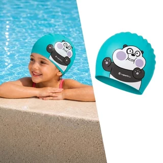 Detská plavecká čiapka inSPORTline Swimino - panda