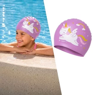 Detská plavecká čiapka inSPORTline Swimino - jednorožec