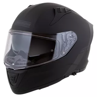 Moto prilba Cassida Aero Solid čierna matná/šedá