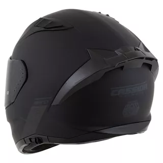 Moto prilba Cassida Aero Solid čierna matná/šedá