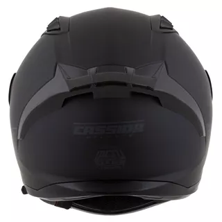 Moto prilba Cassida Aero Solid čierna matná/šedá