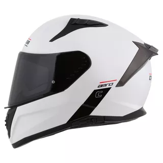 Moto prilba Cassida Aero Solid biela/čierna