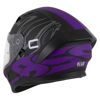 Moto prilba Cassida Orbit Multivers čierna matná/fialová/šedá/biela