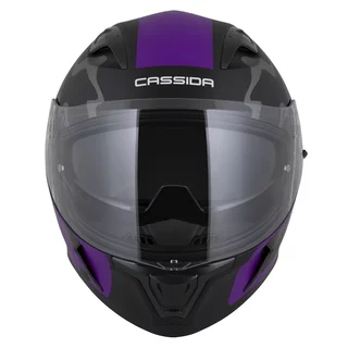 Moto prilba Cassida Orbit Multivers čierna matná/fialová/šedá/biela