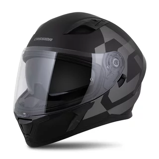 Moto prilba Cassida Orbit Grind čierna matná/šedá