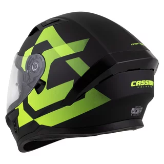 Moto prilba Cassida Orbit Grind čierna matná/žltá fluo