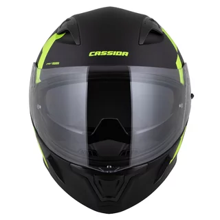 Moto prilba Cassida Orbit Grind čierna matná/žltá fluo