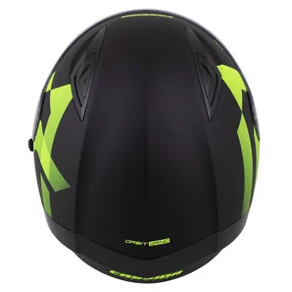 Moto prilba Cassida Orbit Grind čierna matná/žltá fluo