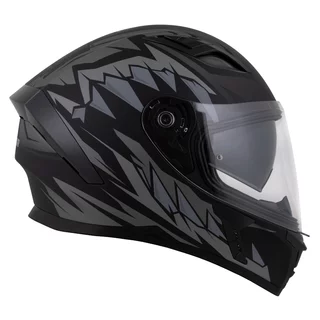 Moto prilba Cassida Orbit StriX čierna matná/šedá