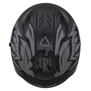 Moto prilba Cassida Orbit StriX čierna matná/šedá