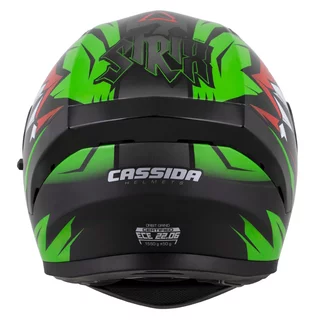 Moto prilba Cassida Orbit StriX červená/zelená/šedá/biela/čierna
