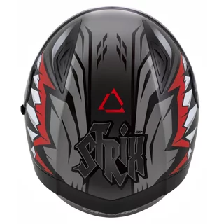 Moto prilba Cassida Orbit StriX červená/šedá/biela/čierna