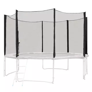Ochranná sieť pre trampolínu inSPORTline Froggy PRO 430 cm - 2. akosť - čierna