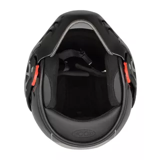 Preklápacia moto prilba Roof Boxer V8 Suzuka P/J - čierno-zelená