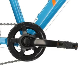 Juniorský bicykel Kross Hexagon JR 1.0 24" Gen 006 - námornícka modrá / žltá / lesk
