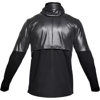 Pánska mikina Under Armour Swacket - BLACK FULL HEATHER / BLACK