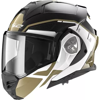 Preklápacia moto prilba LS2 FF901 Advant X Metryk Black Gold P/J