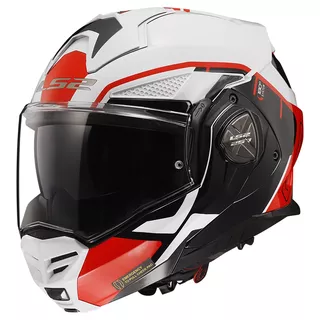 Preklápacia moto prilba LS2 FF901 Advant X Metryk White Red P/J