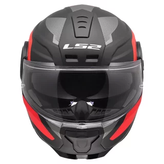 Výklopná moto prilba LS2 FF902 Scope II Duria Black Red