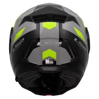 Výklopná moto prilba LS2 FF902 Scope II Duria Grey H-V Yellow