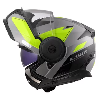 Výklopná moto prilba LS2 FF902 Scope II Duria Grey H-V Yellow