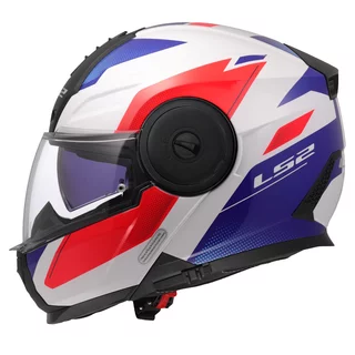 Výklopná moto prilba LS2 FF902 Scope II Duria White Blue Red
